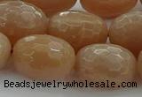 CMS1102 15.5 inches 15*20mm faceted rice moonstone gemstone beads