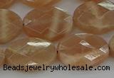 CMS1107 15.5 inches 13*18mm faceted oval moonstone gemstone beads