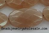 CMS1110 15.5 inches 20*30mm faceted oval moonstone gemstone beads