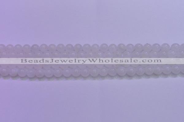 CMS1252 15.5 inches 8mm round natural white moonstone beads