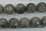 CMS126 15.5 inches 14mm faceted round moonstone gemstone beads