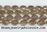 CMS1346 7.5 inches 15*20mm faceted oval moonstone beads