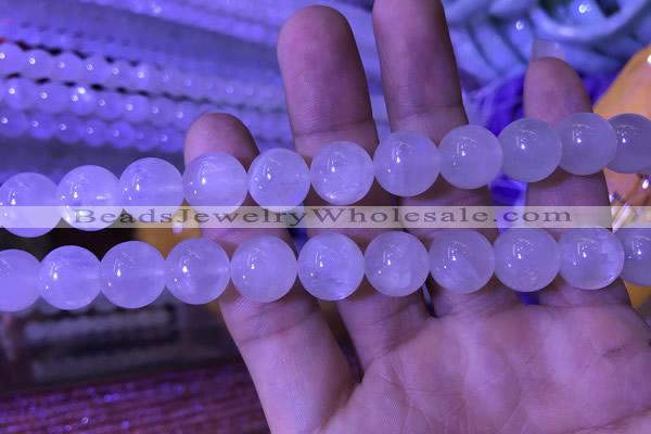 CMS1412 15.5 inches 12mm round white moonstone gemstone beads