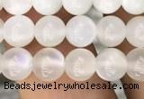 CMS1461 15.5 inches 6mm round white moonstone beads wholesale