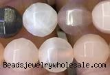 CMS1471 15.5 inches 8mm faceted round moonstone beads wholesale