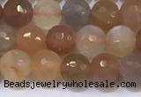 CMS1496 15.5 inches 6mmm faceted round rainbow moonstone beads