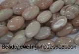 CMS15 15.5 inches 10*14mm oval moonstone gemstone beads wholesale