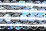 CMS1502 15.5 inches 8mm round synthetic moonstone beads wholesale