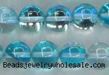 CMS1554 15.5 inches 12mm round synthetic moonstone beads wholesale