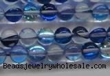 CMS1581 15.5 inches 6mm round synthetic moonstone beads wholesale