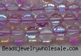 CMS1591 15.5 inches 6mm round synthetic moonstone beads wholesale