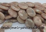 CMS16 15.5 inches 12*16mm oval moonstone gemstone beads wholesale