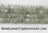 CMS1656 15.5 inches 6*10mm - 8*11mm faceted tyre moonstone beads