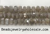 CMS1662 15.5 inches 6*13mm - 8*14mm faceted tyre moonstone beads