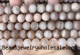 CMS1673 15.5 inches 10mm round moonstone beads wholesale