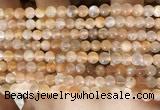 CMS1711 15.5 inches 5mm round rainbow moonstone beads wholesale