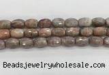 CMS1776 15.5 inches 12*16mm faceted rice AB-color moonstone beads