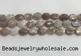 CMS1801 15.5 inches 13*18mm faceted oval AB-color moonstone beads