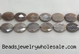 CMS1803 15.5 inches 18*25mm faceted oval AB-color moonstone beads