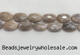 CMS1804 15.5 inches 20*30mm faceted oval AB-color moonstone beads