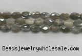 CMS1812 15.5 inches 10*14mm faceted oval AB-color moonstone beads