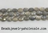 CMS1813 15.5 inches 12*16mm faceted oval AB-color moonstone beads