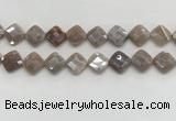 CMS1835 15.5 inches 15*15mm faceted diamond AB-color moonstone beads