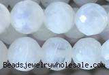 CMS1860 15.5 inches 6mm faceted round white moonstone gemstone beads