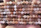 CMS1890 15.5 inches 5.5mm faceted round rainbow moonstone beads