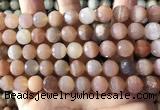 CMS1893 15.5 inches 10mm faceted round rainbow moonstone beads