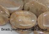 CMS20 15.5 inches 22*30mm oval moonstone gemstone beads wholesale