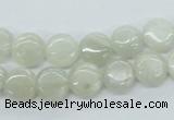 CMS209 15.5 inches 10mm flat round moonstone gemstone beads wholesale