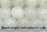 CMS2095 15 inches 6mm round white moonstone beads