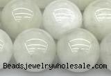 CMS2097 15 inches 10mm round white moonstone beads