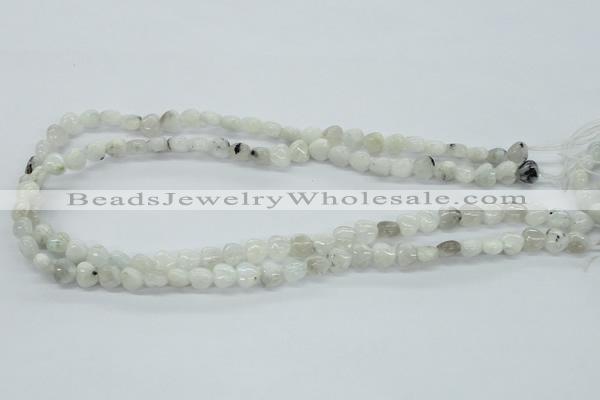 CMS211 15.5 inches 8*8mm heart moonstone gemstone beads wholesale