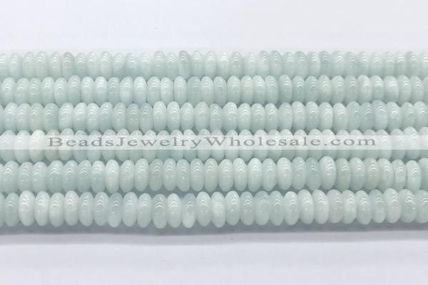 CMS2136 15 inches 3.5*8mm rondelle blue moonstone beads