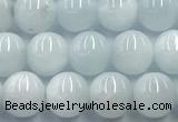 CMS2144 15 inches 6mm round blue moonstone beads