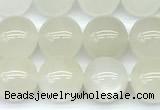 CMS2156 15 inches 10mm round white moonstone beads