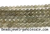 CMS2295 15 inches 8mm round grey moonstone beads wholesale