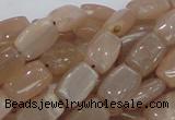 CMS26 15.5 inches 8*12mm rectangle moonstone gemstone beads wholesale