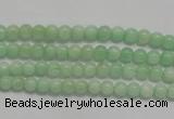 CMS401 15.5 inches 4mm round green moonstone beads wholesale