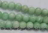 CMS403 15.5 inches 8mm round green moonstone beads wholesale