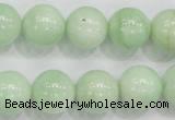 CMS406 15.5 inches 14mm round green moonstone beads wholesale