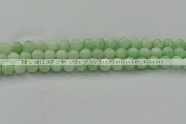 CMS412 15.5 inches 8mm round green moonstone beads wholesale