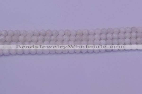 CMS641 15.5 inches 6mm round white moonstone beads wholesale