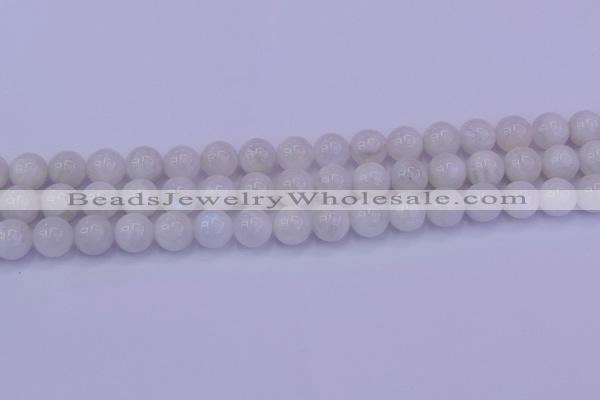 CMS643 15.5 inches 10mm round white moonstone beads wholesale