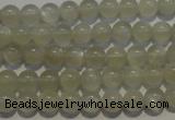 CMS651 15.5 inches 6mm round grey moonstone beads wholesale