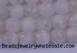 CMS662 15.5 inches 8mm faceted round white moonstone beads