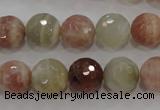 CMS872 15.5 inches 10mm faceted round moonstone gemstone beads