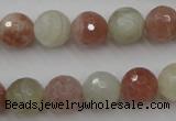 CMS881 15.5 inches 12mm faceted round moonstone gemstone beads